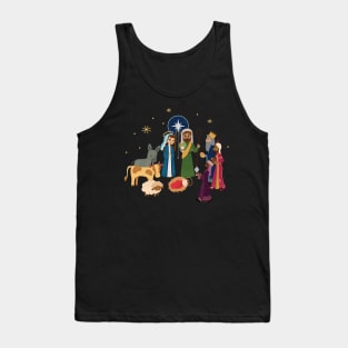 Christmas Nativity Scene Tank Top